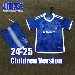 JMXX 24-25 Universidad de Chile Child Soccer Jerseys Kit Kid Uniforms Jersey Football Shirt 2024 2025 Top and Shorts Children Version