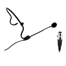Microphones Headset Microphone headworn mic Mini for UHF Wireless XLR (TA4F) Microphone System for Theatre