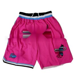 American Heat Jersey Wade Butler Pink Pocket Ball Basketball Pants Men S Sports Shorts ports horts