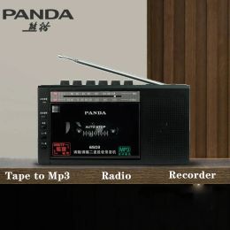 Radio PANDA 6503 Portable FM/AM Radio Tape Recorder Cassette Player With USB/TF Transcription Builtin Microphone UDisk TF Card Play