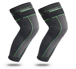 AntiSlip lengthen Knee Pads Long Leg Sleeve Bandage Compression Knees Brace Sports Warmth Legs Support Elastic Protector3049369