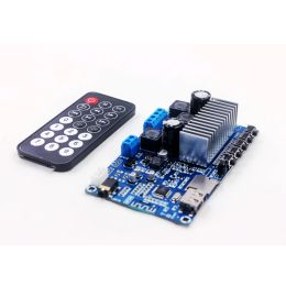 Radio TPA3116 50W*2 Bluetooth 5.0 Audio Receiver Stereo Digital power amplifier board FM Radio USB Decode Remote control