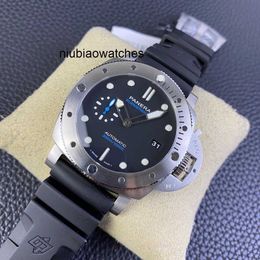 Watch For Men Factory Pam1232 Sapphire Mirror Swiss Automatic Movement Size 44mm Imported Rubber Strap 77TZ