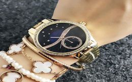 Fashion M crystal design Brand Watches women039s Girl style Metal steel band Quartz Wrist Watch M743739586