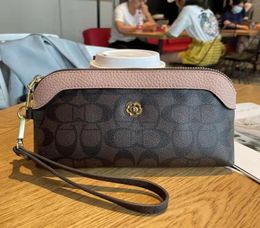 Genuine leather PVC women designer wallets lady fashion casual zero card purses female zipper printing phone clutchs no2369792377
