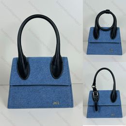 Bolsa de pano azul Bolsa de ombro feminino Bolsa de designer Bola feminina Bolsa de moda de luxo bolsa Crossbody Bag Tote Carteira