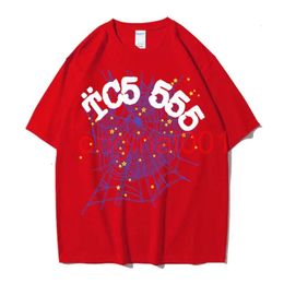 Designer Sp5der 5555 shirts Young Thug T-shirt Hip Hop Mens and Womens Hoodie High Quality Printed Spider Powder Pullover 555555 European Size s-xxl dc