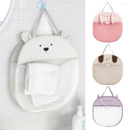 Storage Boxes Baby Bath Toys Cute Duck Mesh Net Toy Bag Strong With Suction Cups Game Bathroom Organiser Water For Kids