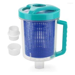 Storage Bottles Pool Leaf Canister Catcher Professional Large Capacity With Mesh Basket Easy Instal