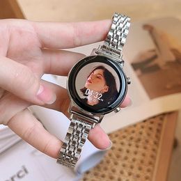 Women Slim Bracelet for Galaxy Watch 6 5 Pro Classic 42 44 3 45mm Gear S3 Metal Band for pro 43 mm 20 22mm 240408