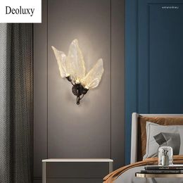 Wall Lamp DEOLUXY Modern Luxury Acrylic For Living Room Indoor Corridor Home Decor Bedroom Sconce Bedside Lights Led