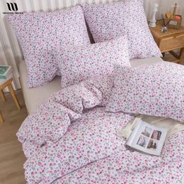 Bedding Sets HENGWEI Duvet Cover Set Microfiber Floral Print Comforter Quilt Bed For Single King Size