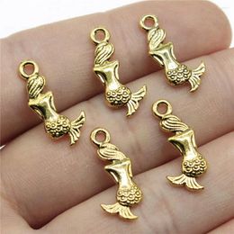 Charms Jewellery Pendants Mermaid Items Ornaments 40pcs