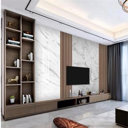 Wallpapers Customised Wallpaper For Walls Marble Modern 3d Living Room