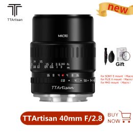 Accessories Ttartisan 40mm F2.8 Apsc Marco Lens Manual Focus for Sony E Fuji X Canon Eos Nikon Z M43 Mirrorless Camera Lenses