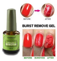 UV Gel Polish Burst Magic Remove UV Gel Nail Magic Remover Soak off Nail Art Primer Acrylic Clean Degreaser For Nail Lacquer2128640