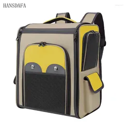 Cat Carriers Portable Pet Travel Transparent Bag Breathable Foldable Outdoor Space Backpack Carrier