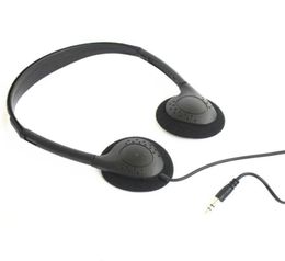 35mm Low cost stereo disposable headsets Bulk Classroom headphones for hospital and fitness Centre 25pcslot8739788