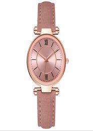 McyKcy Brand Leisure Fashion Style Womens Watch Good Selling Pink Leather Band Quartz Battery Ladies Watches Wristwatch9971666