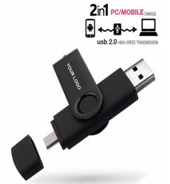 2 in 1 MicroUSB20 Flash Drive OTG 32GB Pen drive external storage Memory for android cell phone PC 3258958