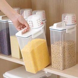 Storage Bottles Household Miscellaneous Grain Tank Portable Sealed Box For Kitchen Supplies Food Organizer