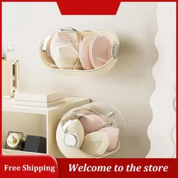 Storage Boxes Dustproof Box Grid Compartmentalised Design Household Products Holder Cosmetics Cosme Breathable