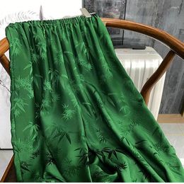 Women's Sleepwear 4014Summer Style Imitation Silk Casual Pants Home Wear Plus Size Pyjamas Can Be Worn Outside