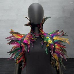Scarves Feather Shawl Adjustable Elegant Shrug For Cosplay Stage Performance Collar Dancer