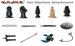 Premium vibrator Sex Machine Multi Attachments optional Sex dildos suction cup vaculock Bendable Spring Connector AV Clip MX19129789479