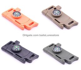 Survival Bracelets Paracord Bracelet Baitsluresstore Tool Buckle Mtipurpose Plastic Fiftees Outdoor Mtifunction Whistle Aessorie9728197