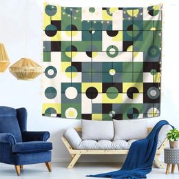 Tapestries Retro Geometric Symphony Series Wall Decor Tapestry Easy To Hang Living Room Perfect Gift Polyester Odorless