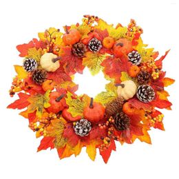 Decorative Flowers Halloween Wreath Artificial Decorations Simulation Fake Silk Cloth Simulated