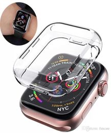 Case For Apple Watch Ultra SE Series 8 7 49mm 41mm 45mm 40mm 44mm Slim Transparent Crystal Clear Soft TPU Shockproof Rubber Silico2679426