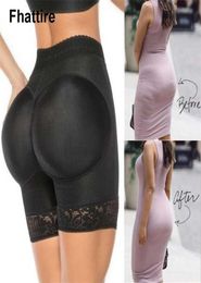 Women Shaper Pants Sexy Boyshort Panties Woman Fake Underwear Push Up Padded Buttock Butt Lifter Hip Enhancer 2201152669548