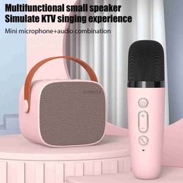 Microphones Professional Wireless Microphones Bluetooth Speaker for Gaming KTV Koraoke Live iPhone Samsung Laptop Noise Reduction Microphone 240408