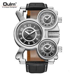 Oulm maschi's watch/orologio/fuso multimetro quarzo hp1167