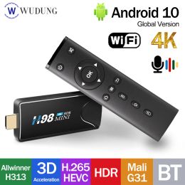 Box 2022 Brand New H98 Mini 4K TV Stick Smart TV Box Android10 2GB 16GB H313 Quad Core 2.4G/5.8G WIFI TV Stick Google Play Store