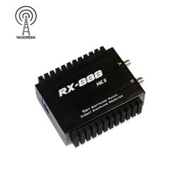 Radio YAOGREENHAM RX888 MKII ADC SDR Receiver Radio LTC2208 16bit Direct Sampling 32Mhz HF UHF VHF R828D RX888 Plus