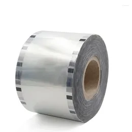 Disposable Cups Straws 1800pcs/Roll Bubbble Tea Cup Plastic Sealing Film Custom Paper Universal