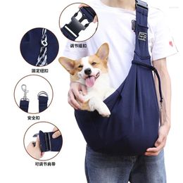 Cat Carriers Folding Dog Backpack Breathable Pet Go-out Bag One Shoulder Cross-shoulder