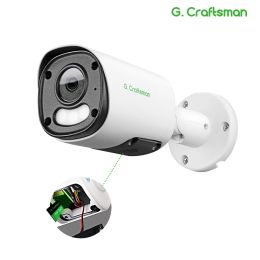 Cameras XMeye G.C SONY 6MP 4K POE IP Camera IMX335 415 SD Card Face Person Detection Audio Warning CCTV Video Surveillance Security