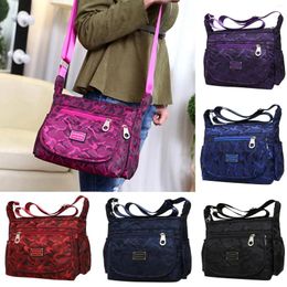 Shoulder Bags Women Fashion Nylon Messenger Single Crossbody Bag Waterproof Print Wallet Designer