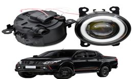 2x Car LED Bulb Front Fog Light Angel Eye DRL Daytime Running 12V For Mitsubishi Triton ML MN 200620152673472