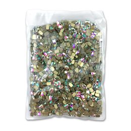 Decorations Wholesale 1440pcs/pack Nails Art Rhinestone Flat Shape Raindrop Colourful Stones for 3d Nail Art Decoration Design