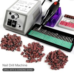 Tools Professional Electric Nail Drill Hine Set Ceramic Nail File Gel Polish Remove Tool Nail Art File Drill Cutter Manicure Kit