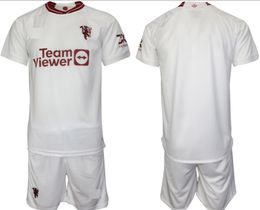 23 24 United white Colour football soccer uniform jerseys shirts Fans Player version mens kids home awaY kits top quality soccer jerseys
