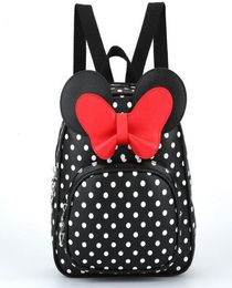 DesignerNew Cute Mini Backpack Quality Pu Leather Softback Women Backpacks For School Girls Korean Bow Sweet Female Kids Kawaii4872586