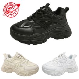 Men women running shoes comfort flat solid White Black Khaki mens trainers outdoor sneakers size 36-44