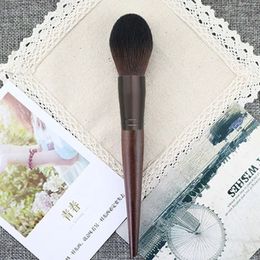 Natural Goat Hair Long Handle Highlighter Powder Blending Brush Blusher Makeup Beauty Brush