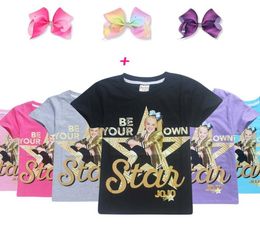 Kids Designer Clothes Girls jojo siwa Cotton Girls TShirt children designer clothes teenage girls clothing Tops jojo siwa bows 2p7363695